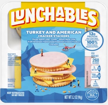 LUNCHABLES - Turkey and American Cracker
